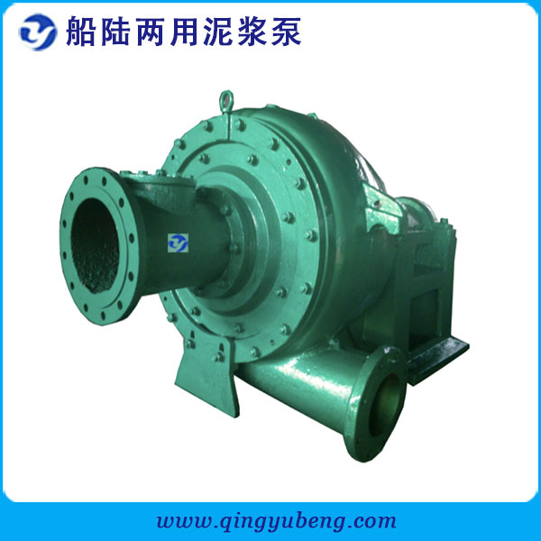 菏澤東明用戶采購遠洋牌船陸兩用泥漿泵進行黃河抽沙筑堤作業(yè)